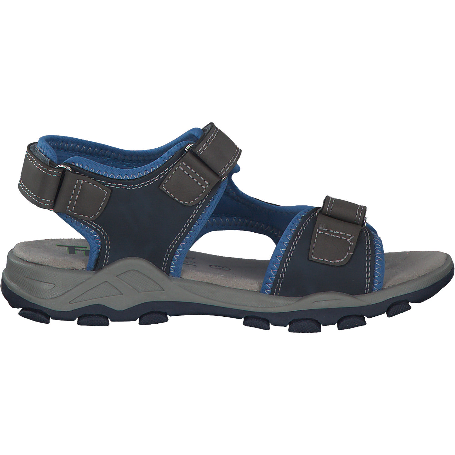 Tom Tailor 1171102, Sandalen (Kinder), Kinder, Grau (grey-navy-royal)