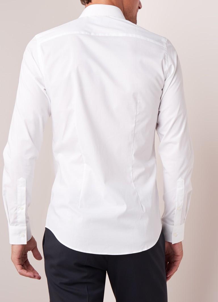 Profuomo Super slim fit majica z raztegljivim vzorcem