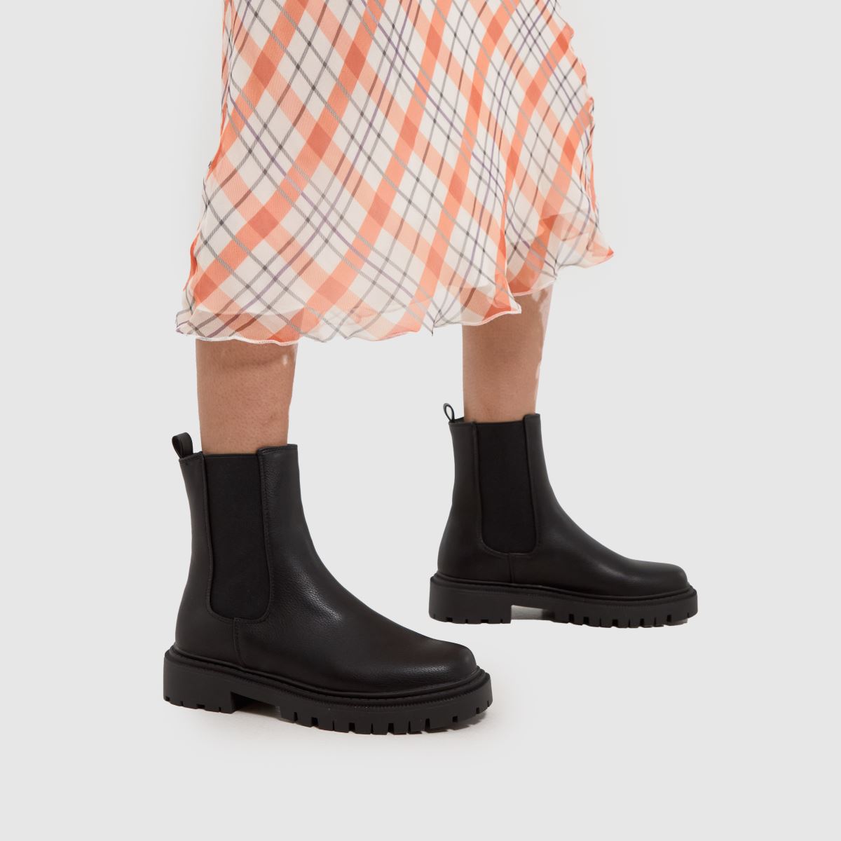 Schuh Arlo – Svarta grova chelsea-stövlar