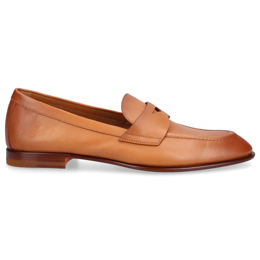 Santoni - Loafer 59962 Kalbsleder - braun