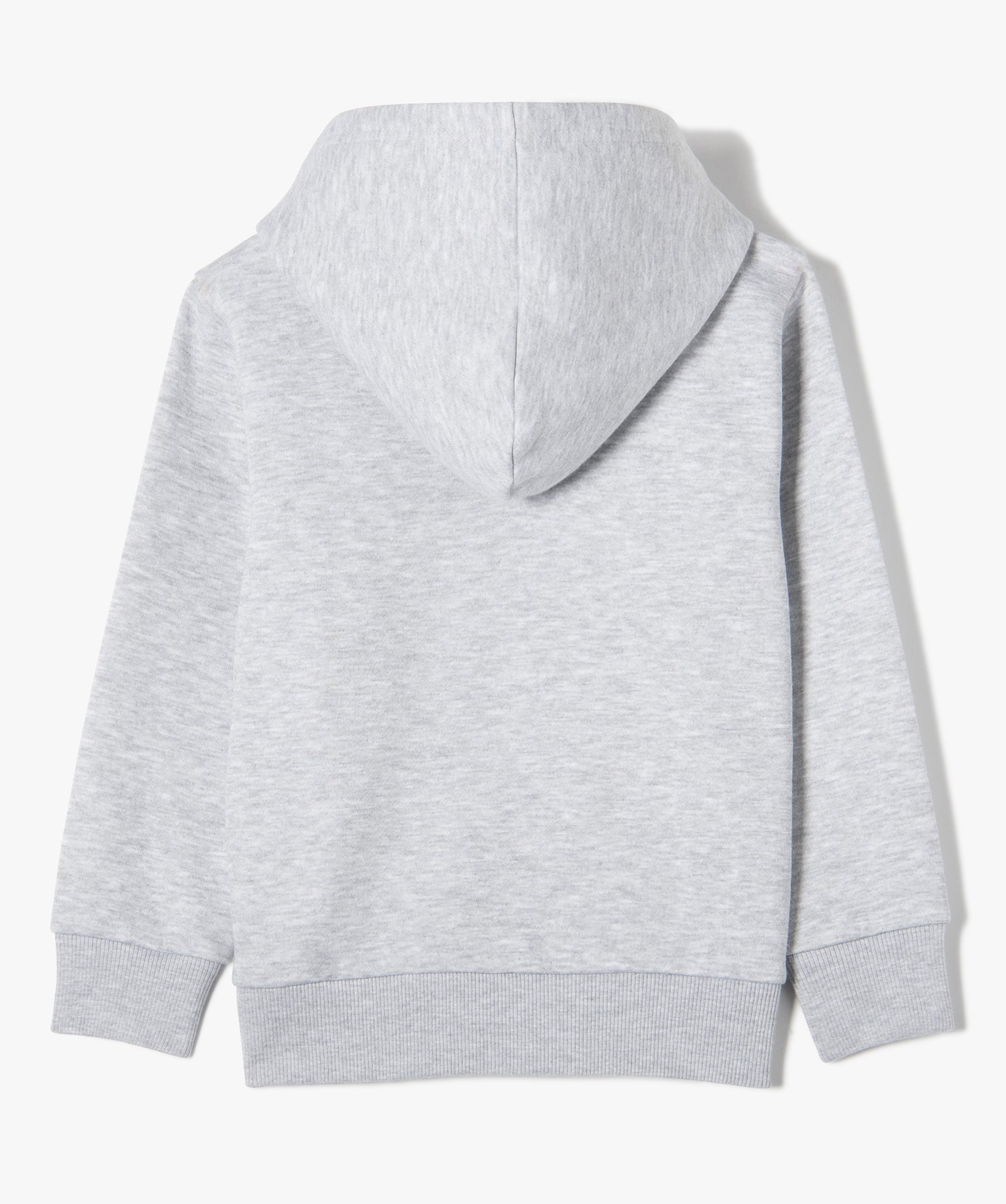 Sweat zippé et molletonné à capuche Garçon gris | GEMO