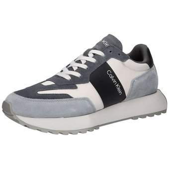 Calvin Klein Low Top Lace Up Sneaker in grau