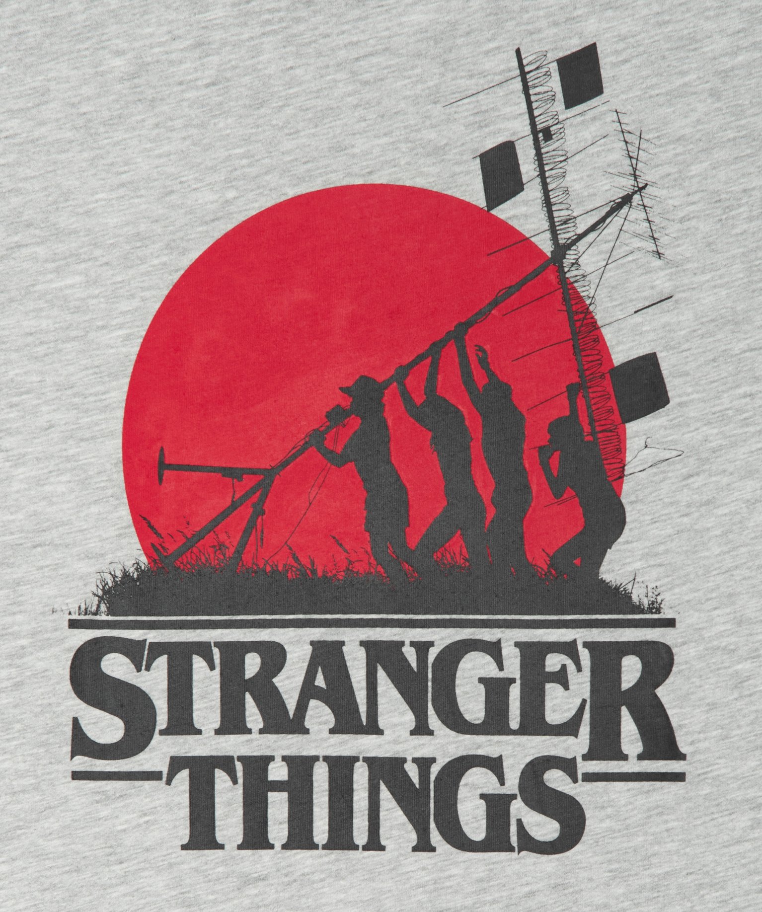 Tee-shirt Garçon avec motif XXL- Stranger Things gris | GEMO