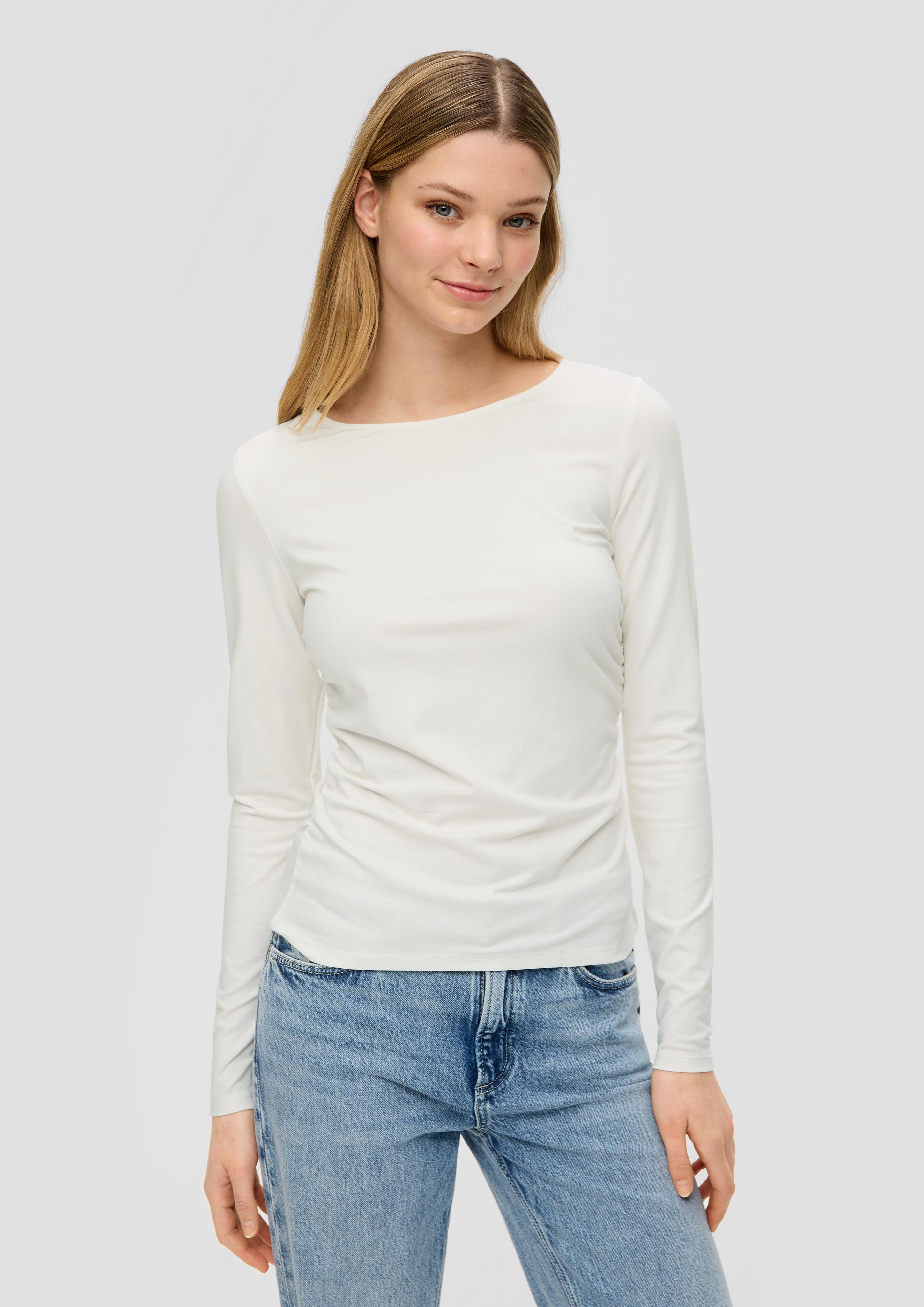 Jerseyshirt mit seitlichen Raffungen  2141061-0200