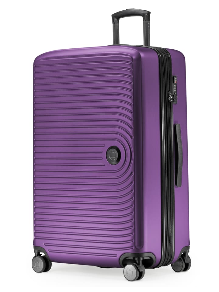 Hauptstadtkoffer Mitte - Großer Reisekoffer Trolley 77cm XXL Erweiterung TSA 130L in Aubergine günstig kaufen L