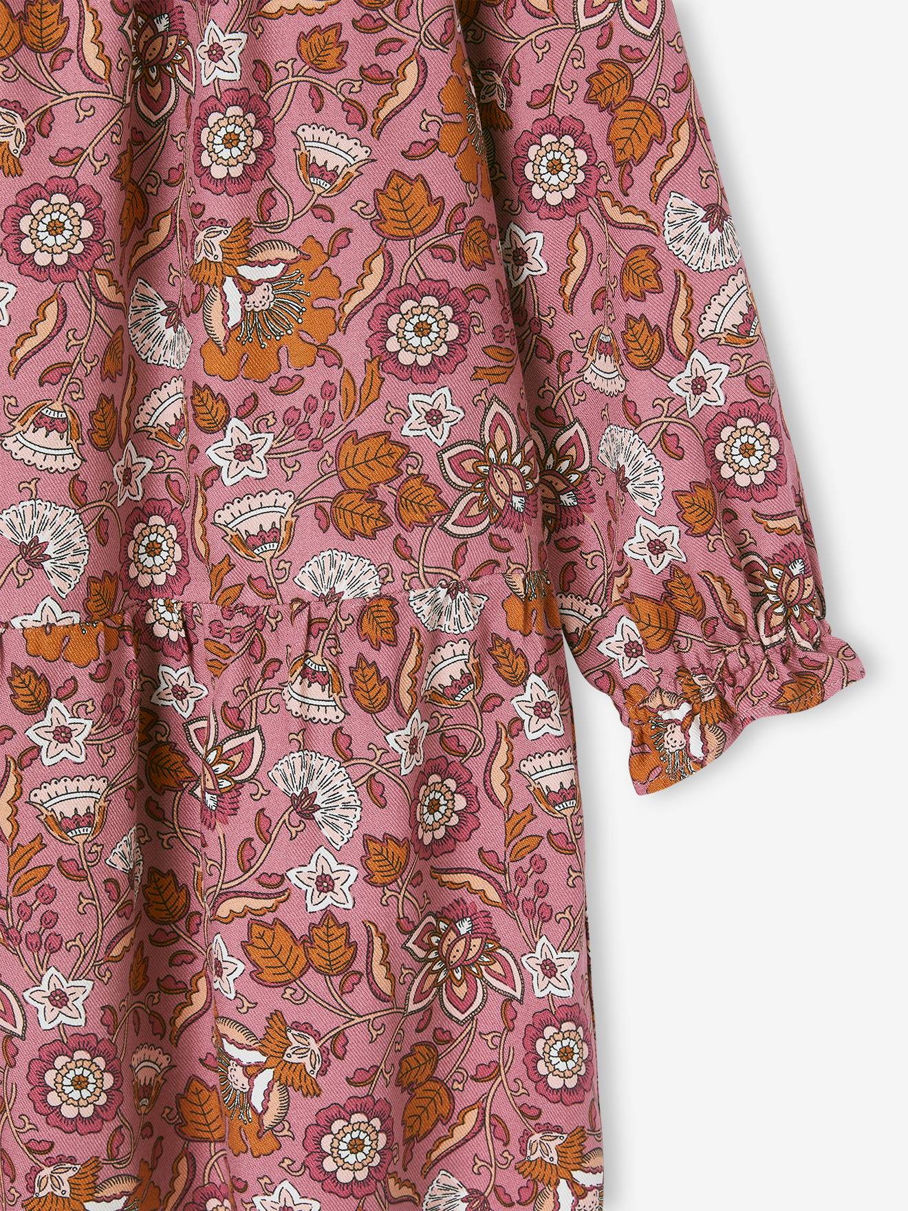 Vertbaudet Mädchen Volantkleid Oeko-Tex - wollweiß