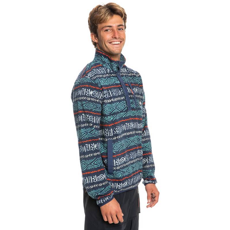 Quiksilver NO DESTINATION 2 HALF SNAP Fleecepullover Herren
