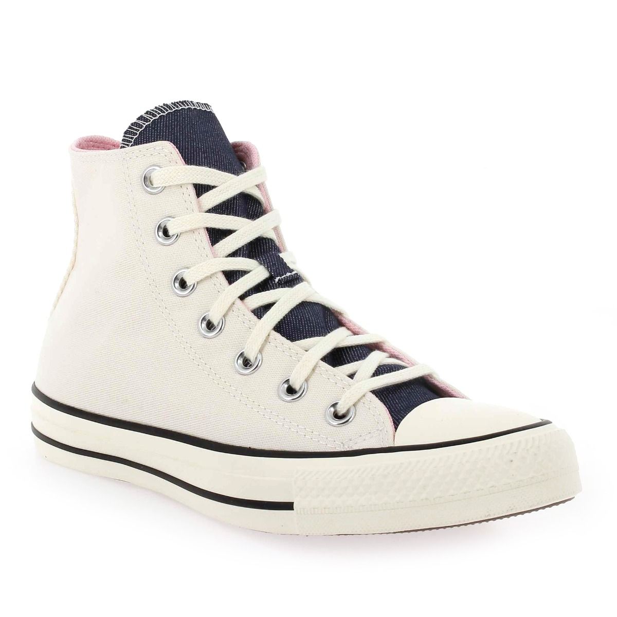 Converse  CHUCK TAYLOR ALL SATR DENIM FASHION - Blanc jean