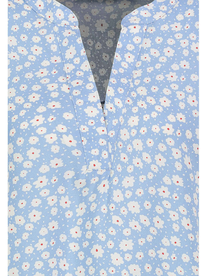 Sublevel Bluse in Hellblau/ Weiß günstig kaufen