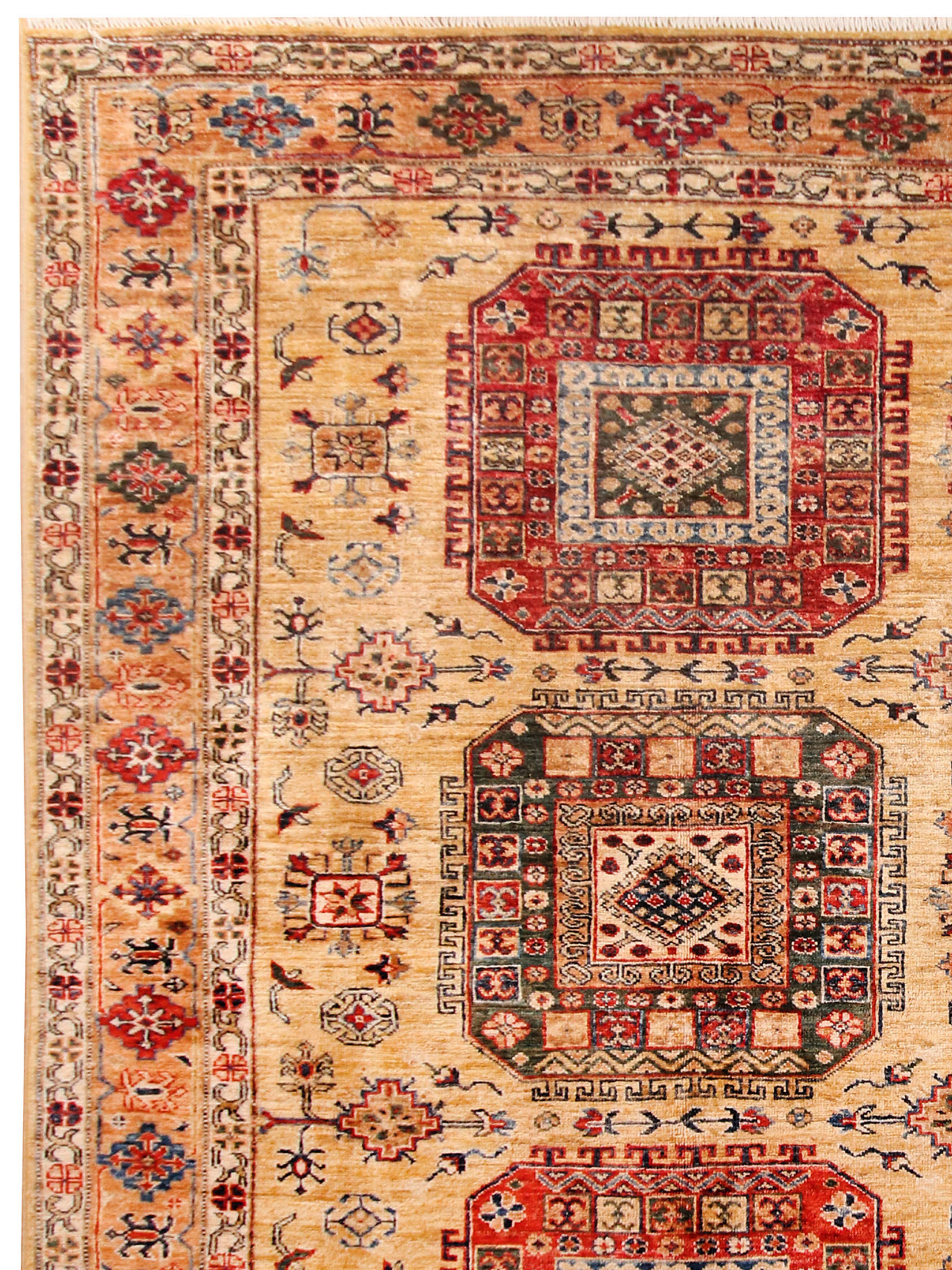 Kazak Ghazni ca. 148 x 195 cm, Unikat / Einzelstück