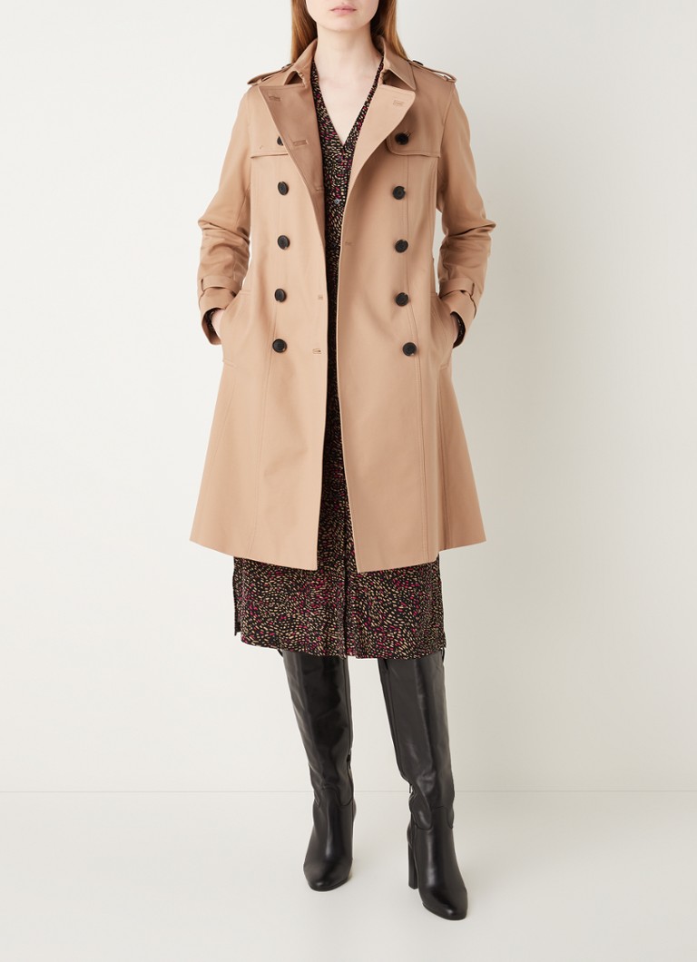 Gabardina cruzada Hobbs Saskia con bolsillos laterales