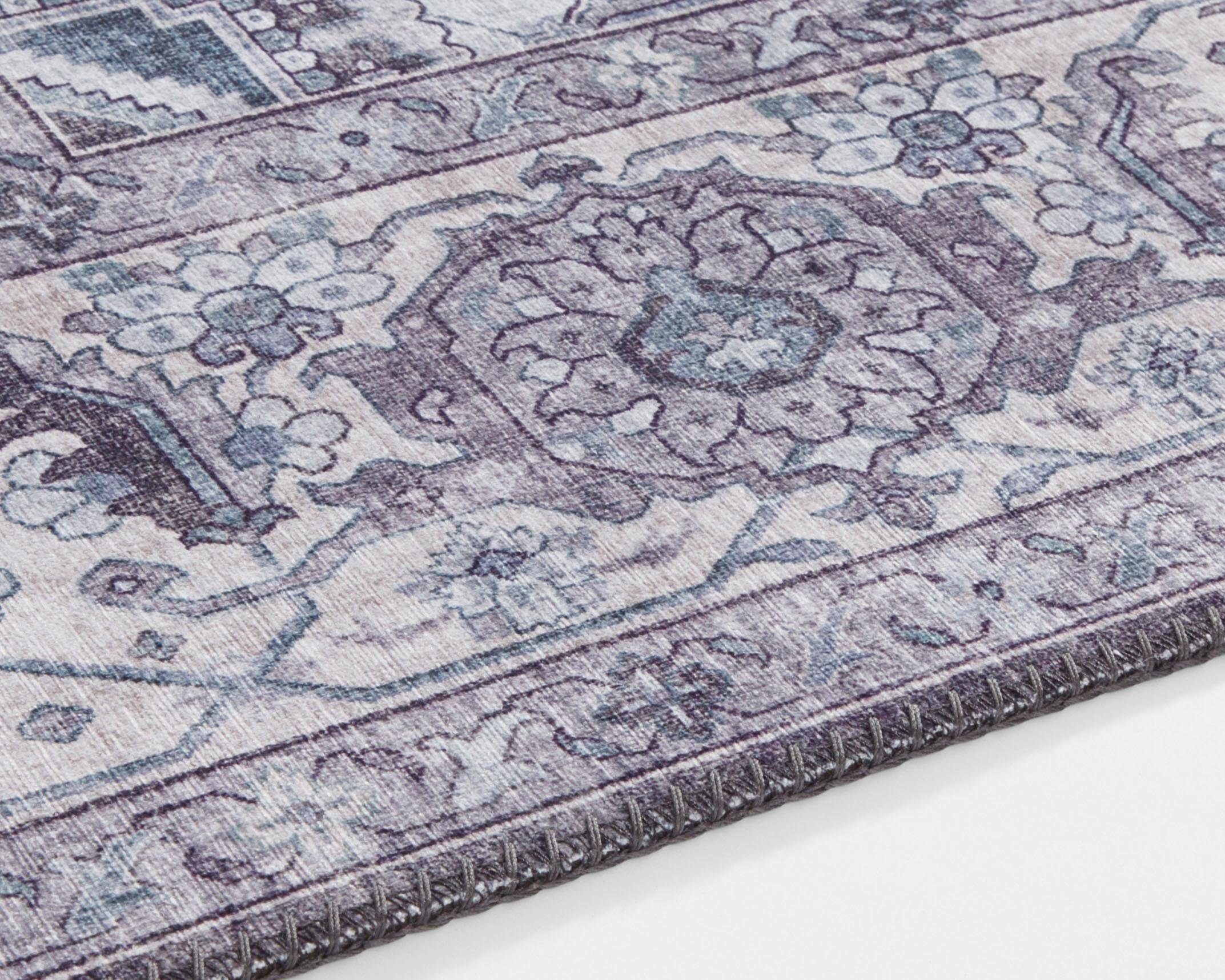 Teppich Sylla, NOURISTAN, rechteckig, Höhe: 5 mm, Orientalisch, Orient, Vintage, Wohnzimmer, Schlafzimmer, Esszimmer