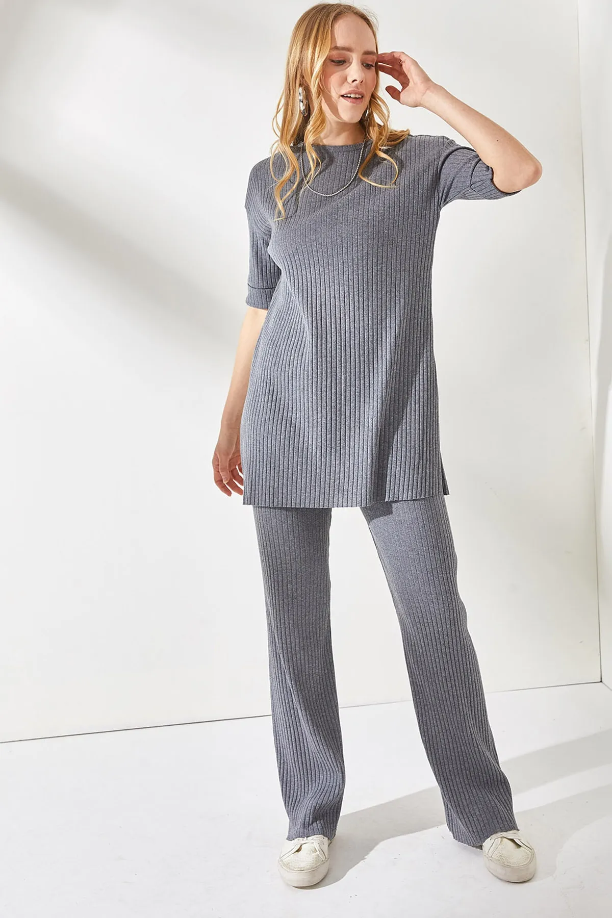 Olalook  Zweiteiler - Grau - Regular Fit