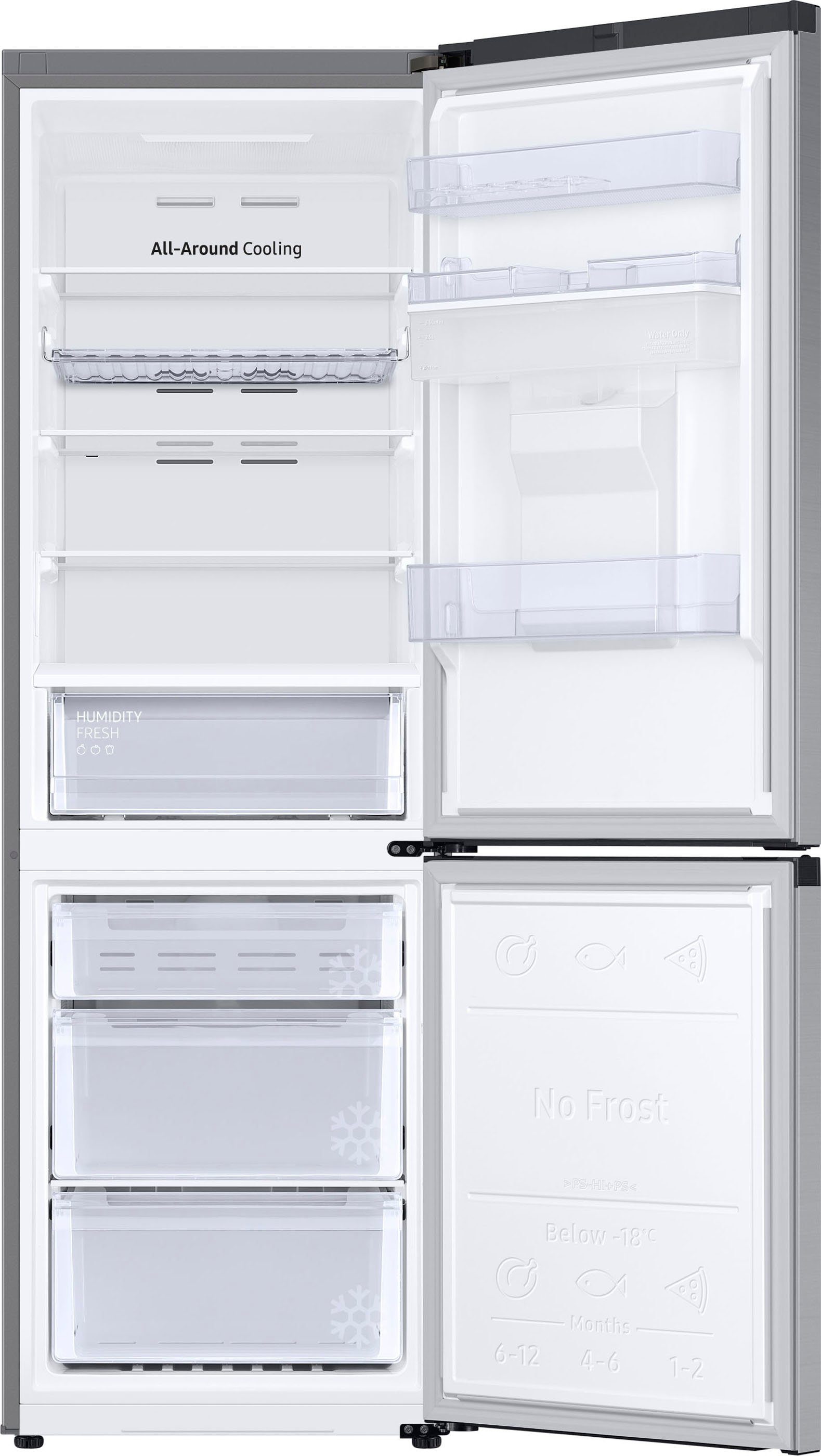 Samsung Kühl-/Gefrierkombination RL34C652CSA, 185,3 cm hoch, 59,5 cm breit