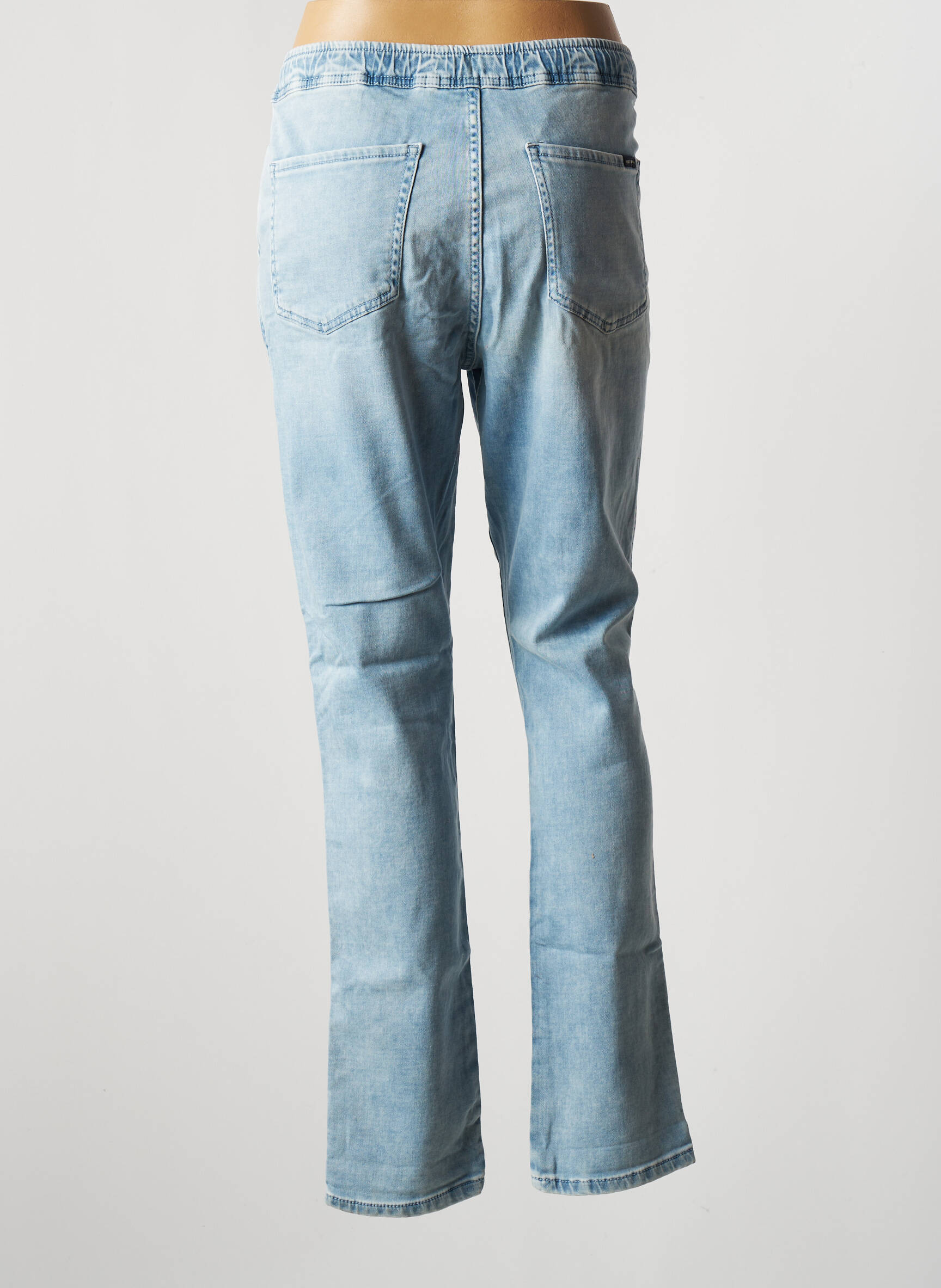 Teddy Smith Jeans Coupe Slim Fille couleur bleu