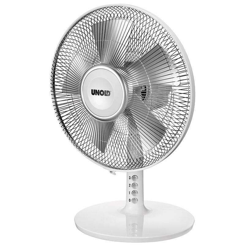 ESGE Silverline Tischventilator 3 36 x 28 x 51,1 cm Silber, Weiß 86815