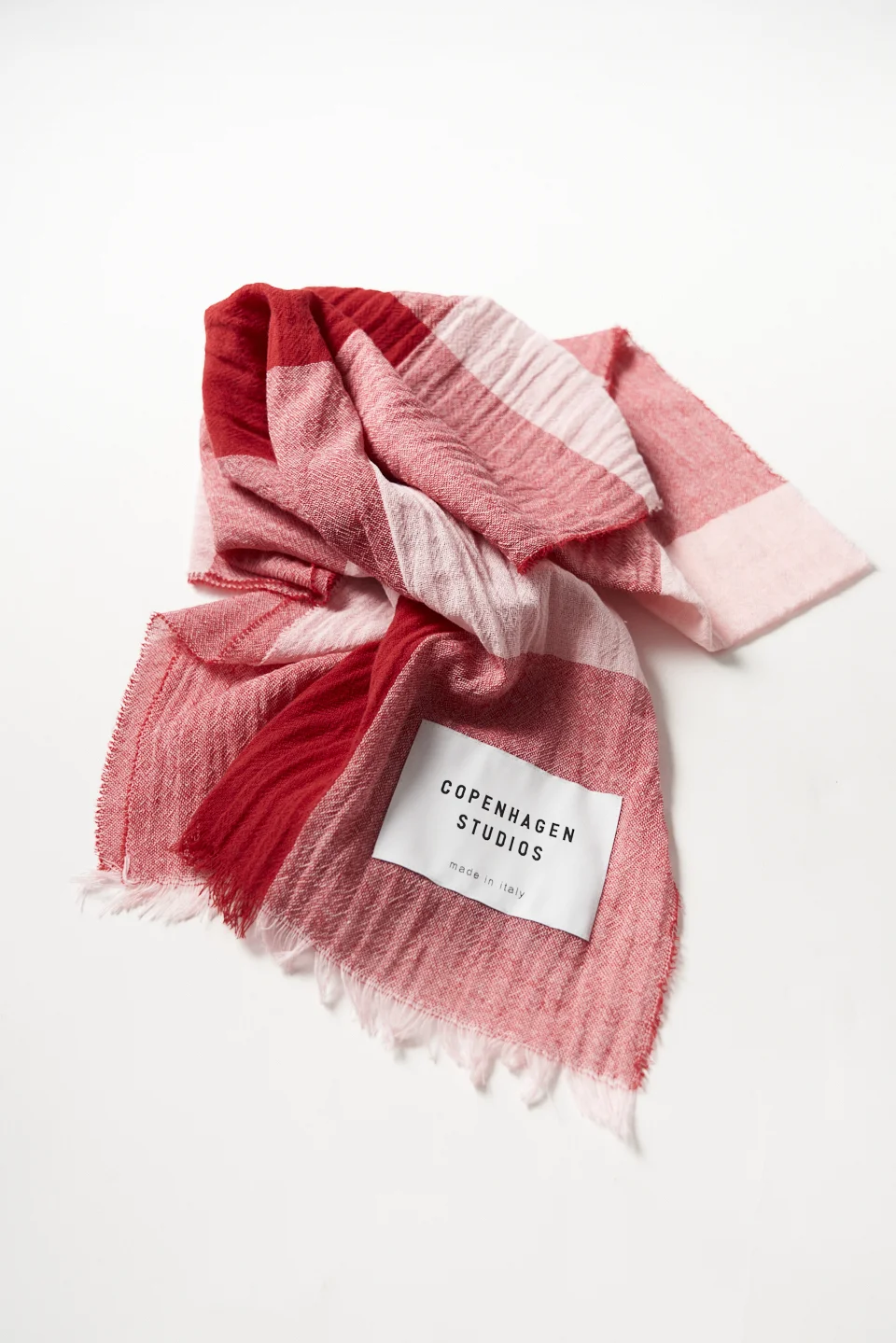 CPH SHAWL 7 cotton mix rose/red
