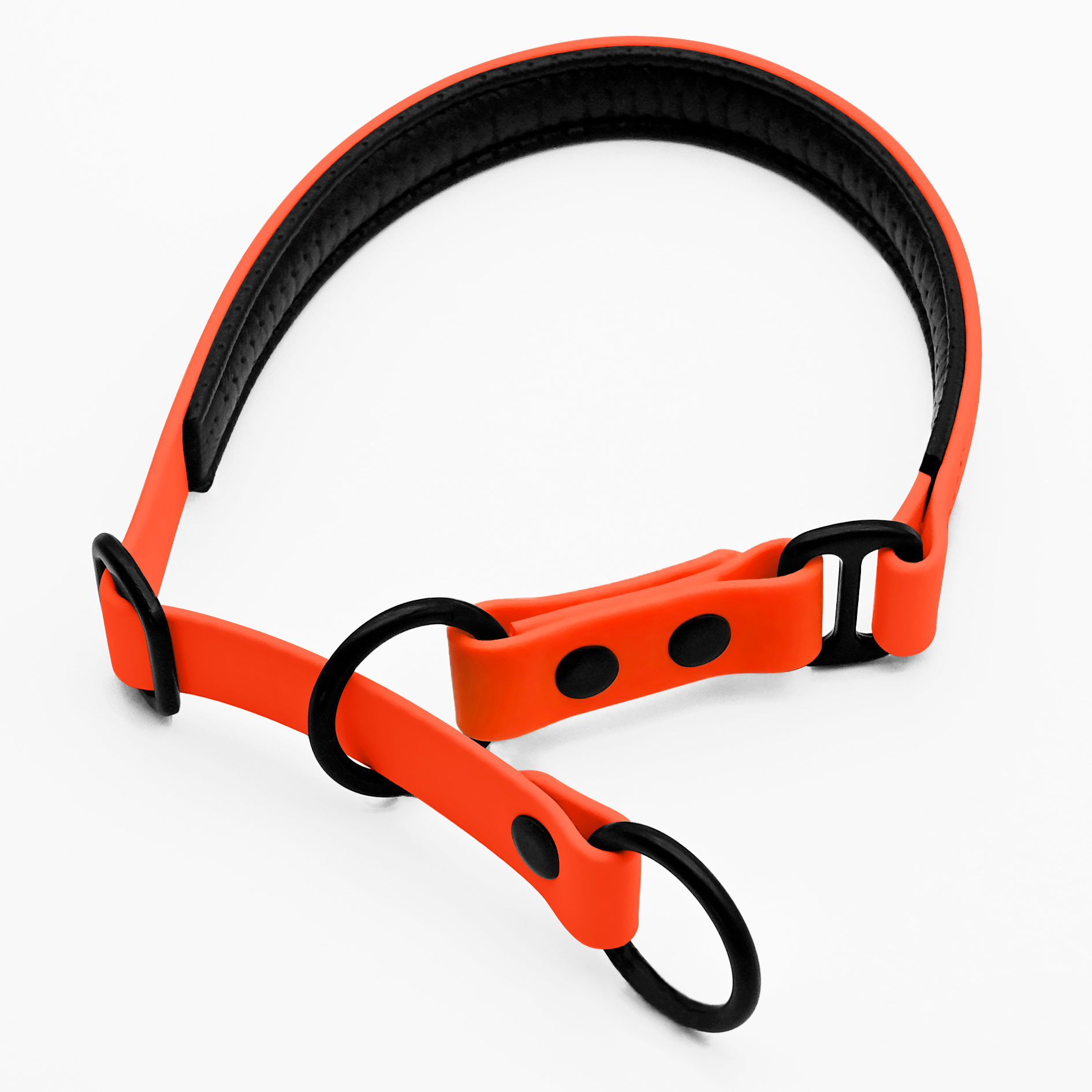 THE DOG IDEA Hundehalsbänder THE DOG IDEA Zugstopp Halsband Orange L