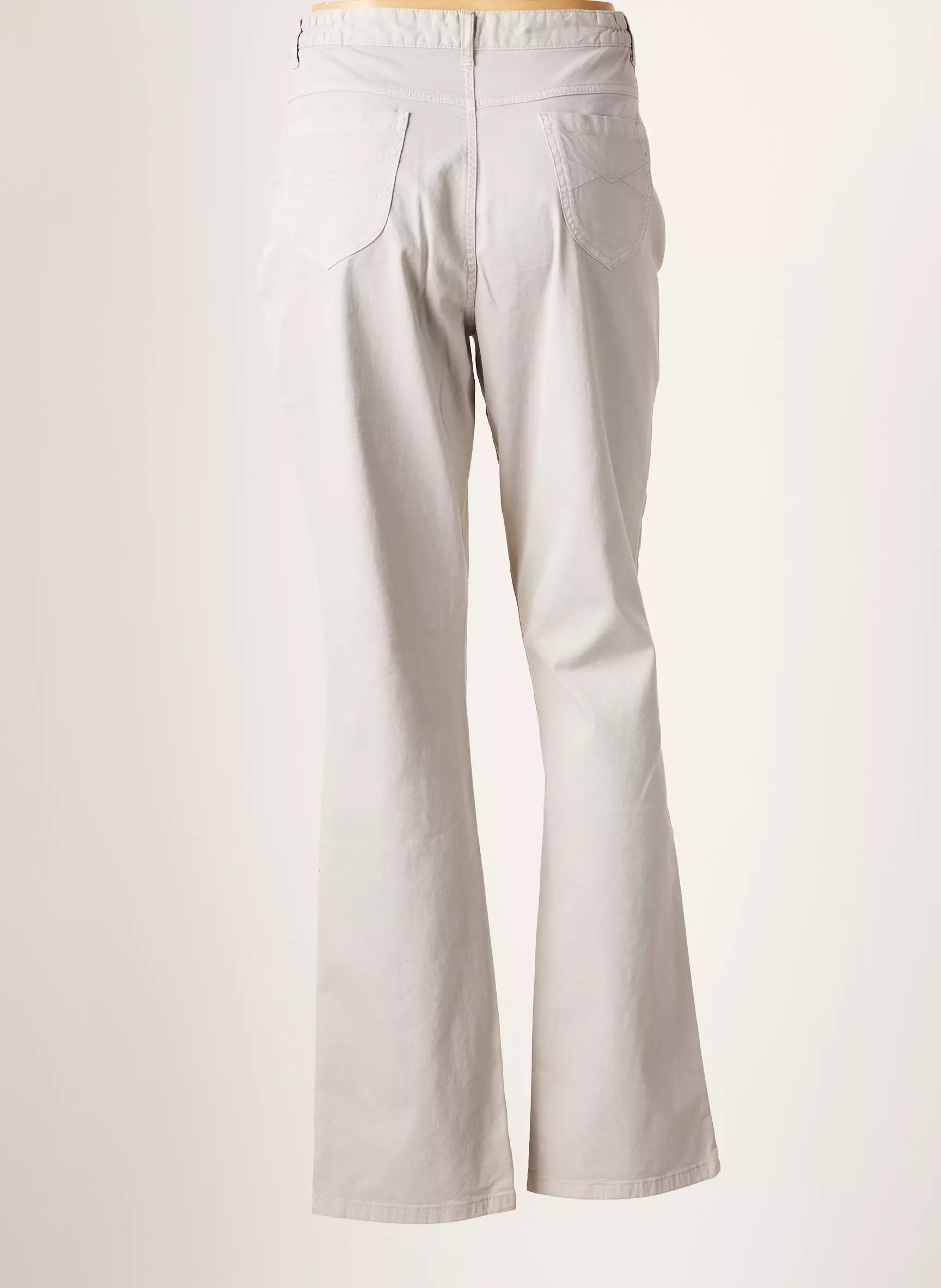 Tbs Pantalons Slim Femme couleur gris