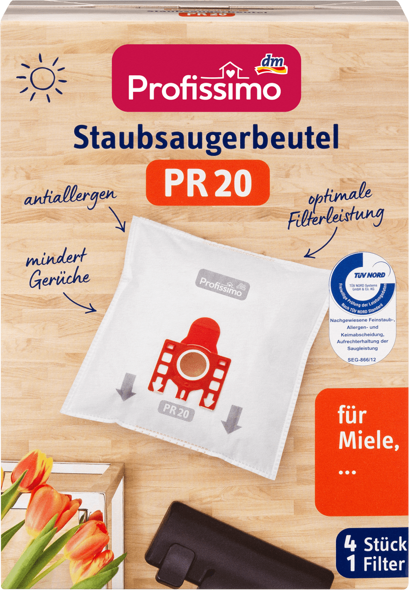 Staubsaugerbeutel PR 20, 4 St