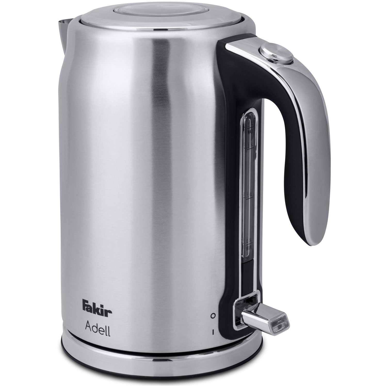 FAKIR Frühstücks-Set 9233001_4005001_9228001 (3-tlg), Set aus Filter-Kaffeemaschine, Wasserkocher & Toaster, Edelstahl