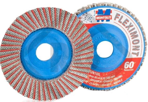 Δίσκος με διαμαντένιο πτερύγιο Montolit MONTFLEXIGG 115 mm K60