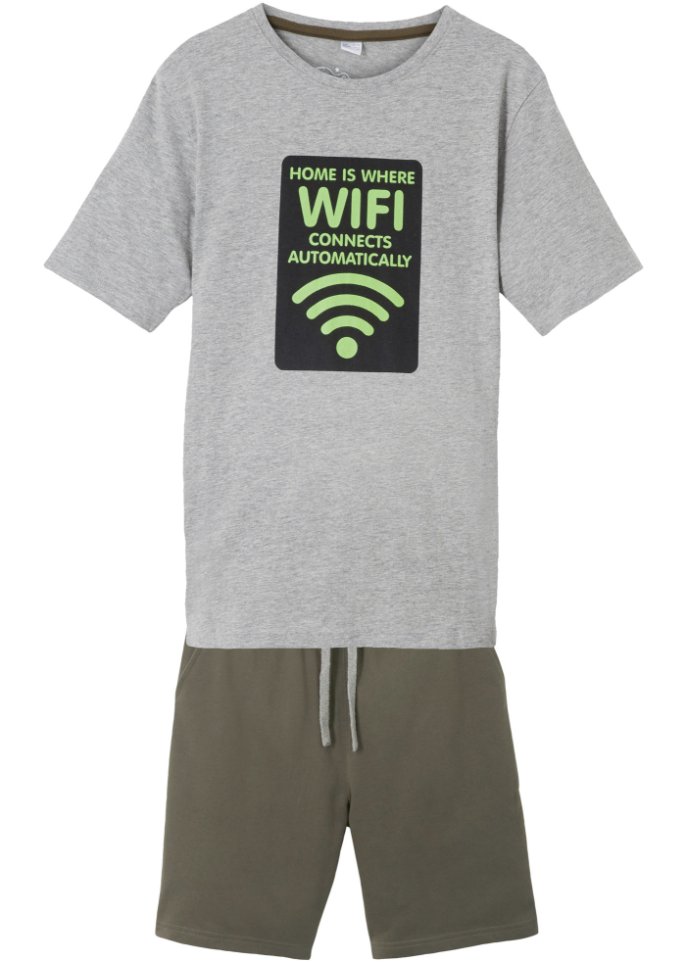 Jungen T-Shirt und Sweat-Bermuda (2-tlg.Set)