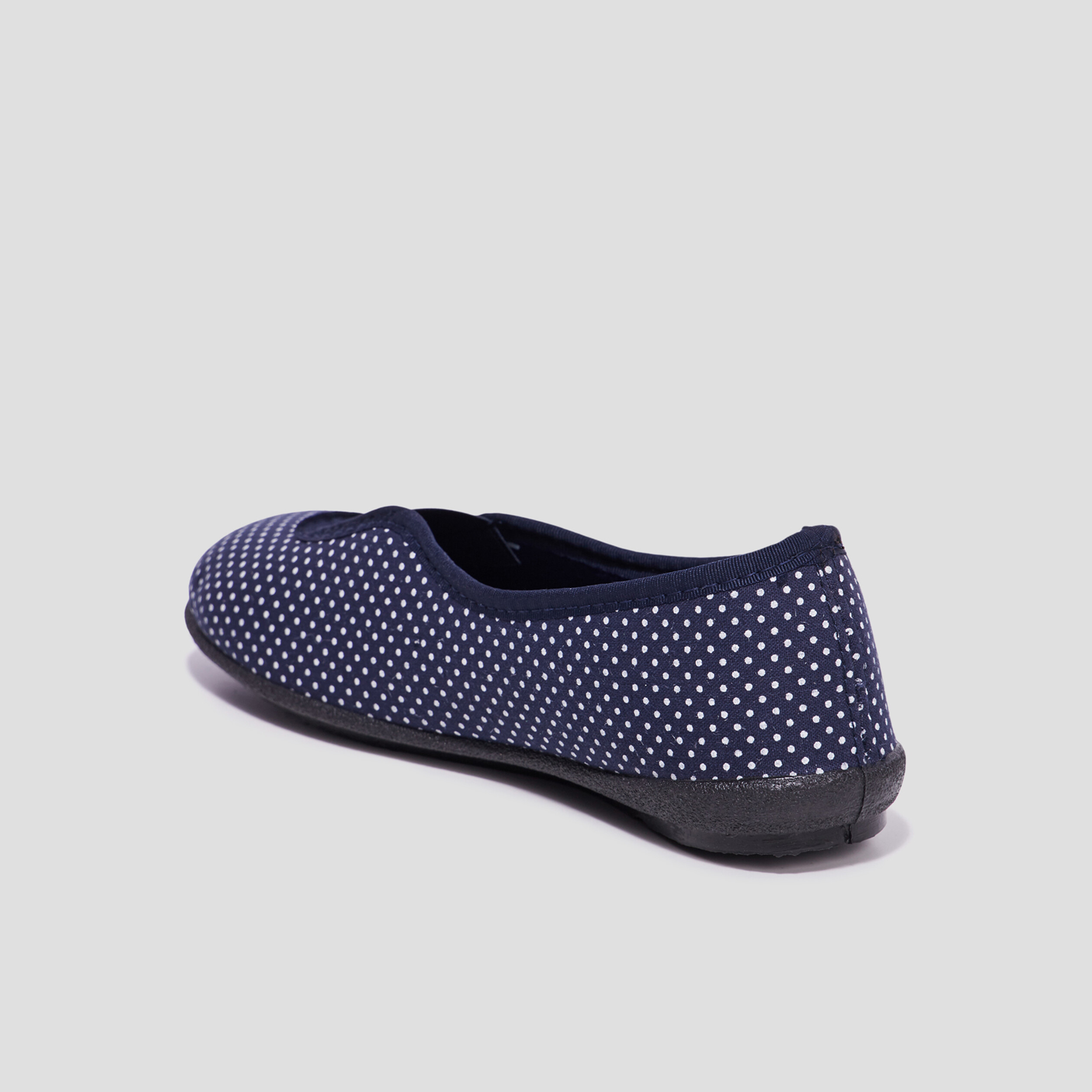 Chaussons ballerines bleu femme | La Halle