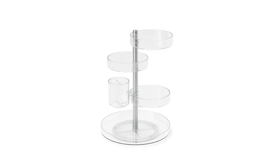 umbra Kosmetik Organizer Pirouette transparent/nickel