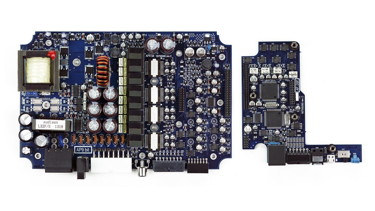 Audison AP8.9 bit 8-Kanal Endstufe mit 9 Kanal DSP Verstärker (Anzahl Kanäle: 8-Kanal)