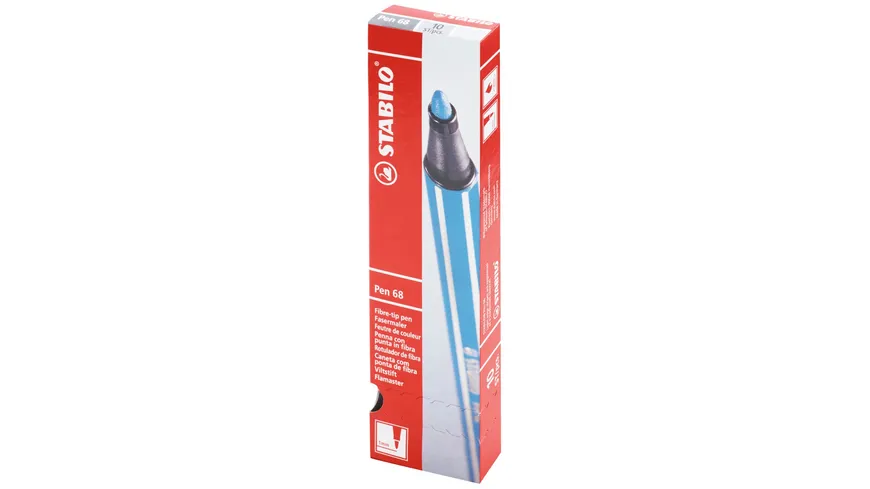 STABILO® Premium Fasermaler Pen 68 schwarz