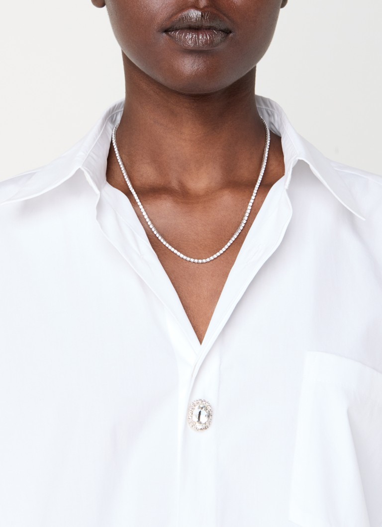 Missoma Classic tennis necklace with cubic zirconia