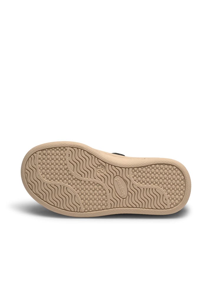 bisgaard Leder-Sneakers in Dunkelblau/ Beige/ Hellblau günstig kaufen