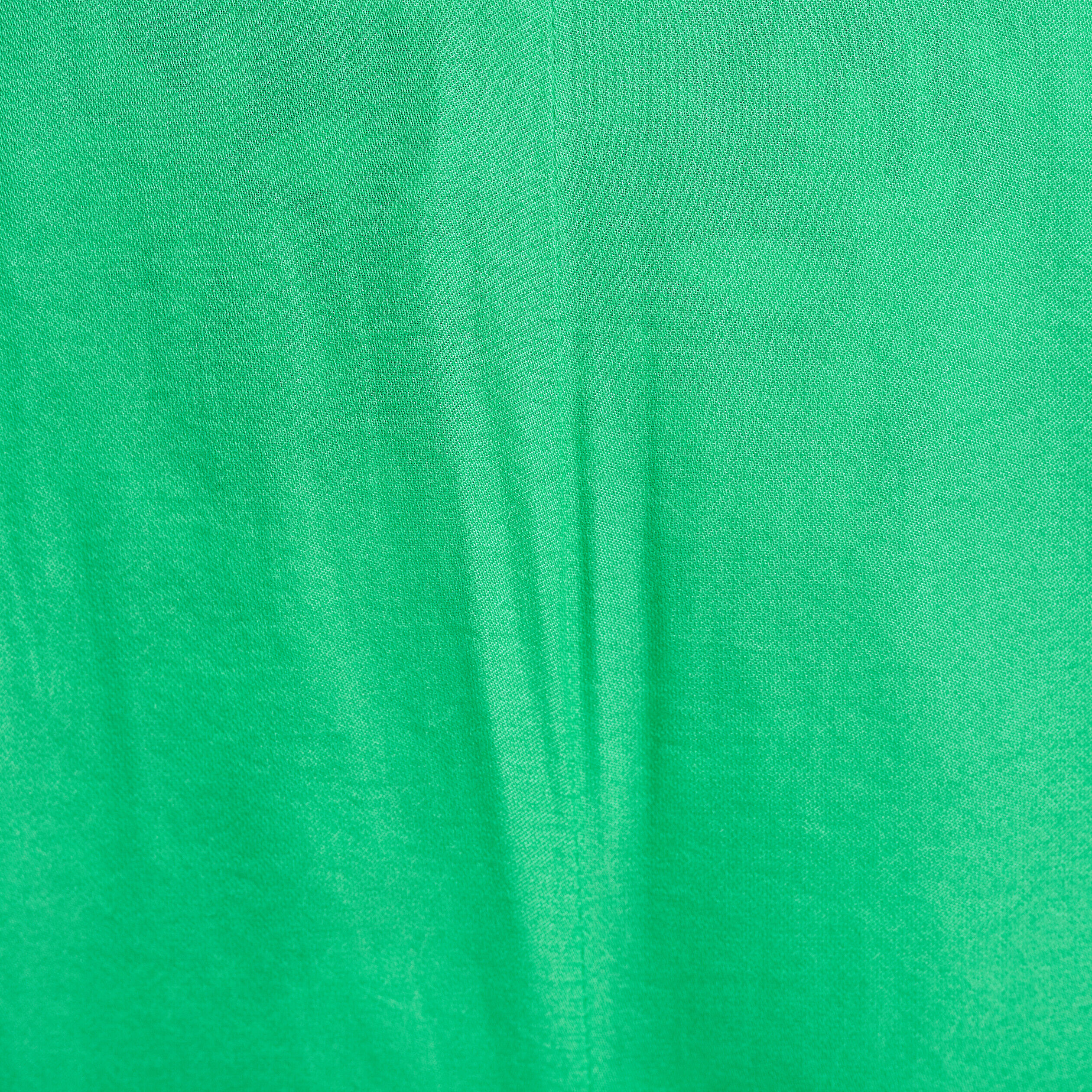 Pantalon city large satin vert femme | Cache Cache