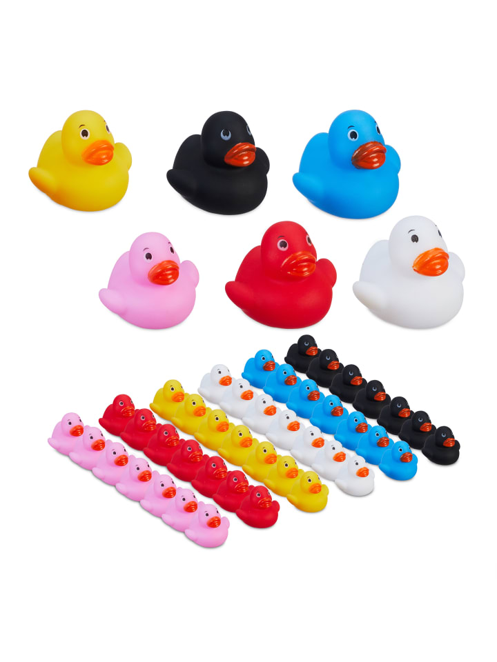 relaxdays 48 x Badeenten in Bunt günstig kaufen onesize