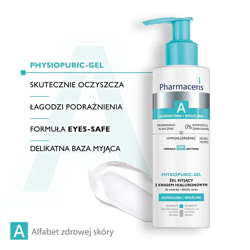 „Pharmaceris A Physiopuric“ drėkinamasis veido valymo gelis