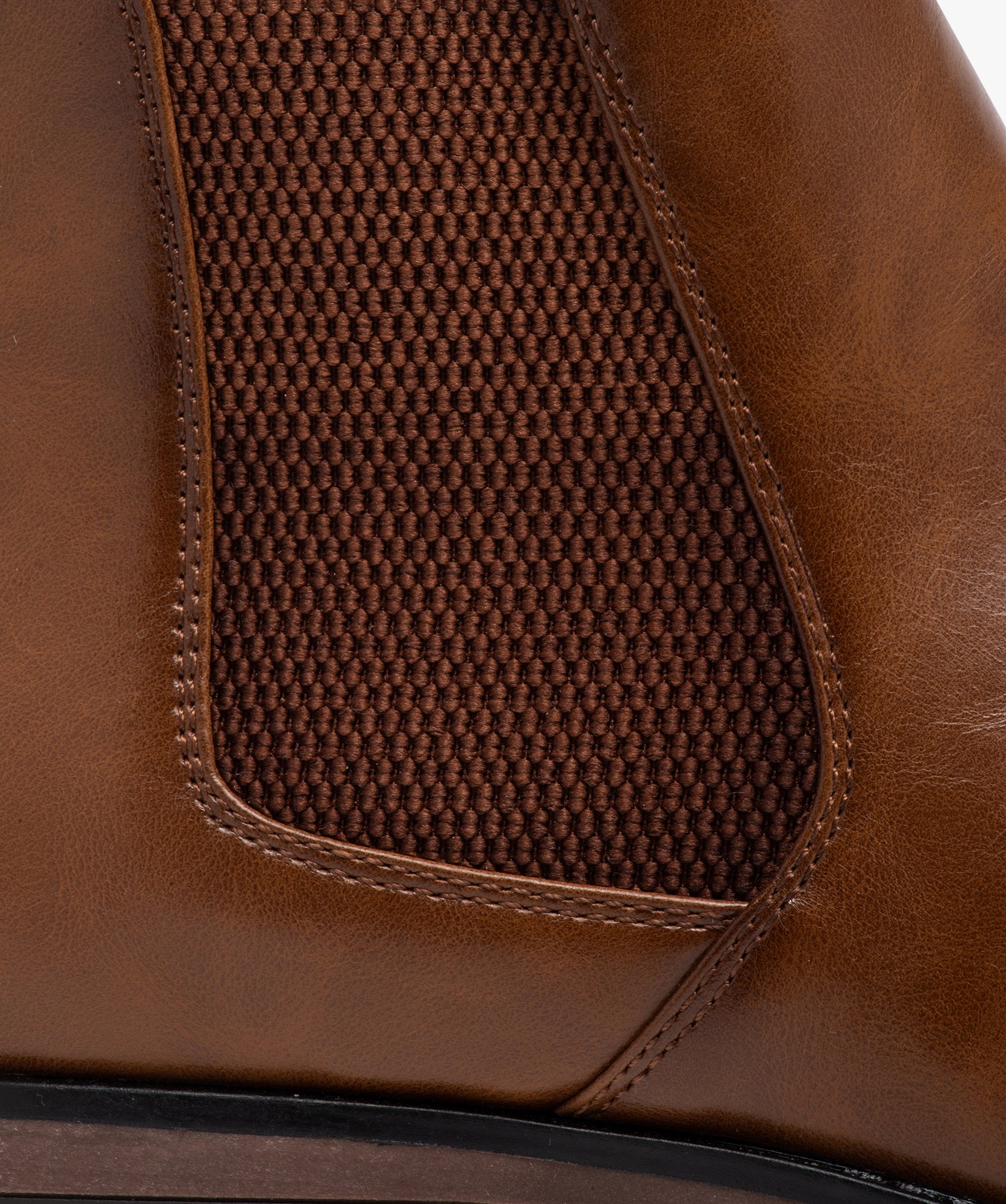 Boots homme unies style Chelsea marron | GEMO