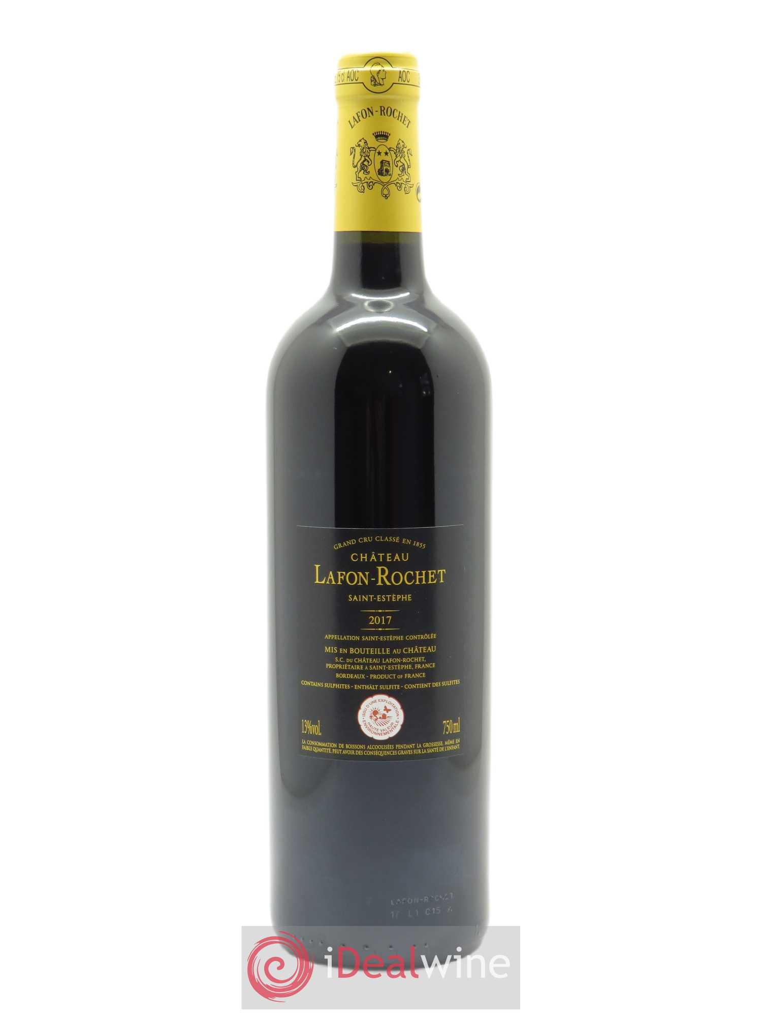 Château Lafon Rochet 4ème Grand Cru Classé  2017 - Lot de 1 Bouteille