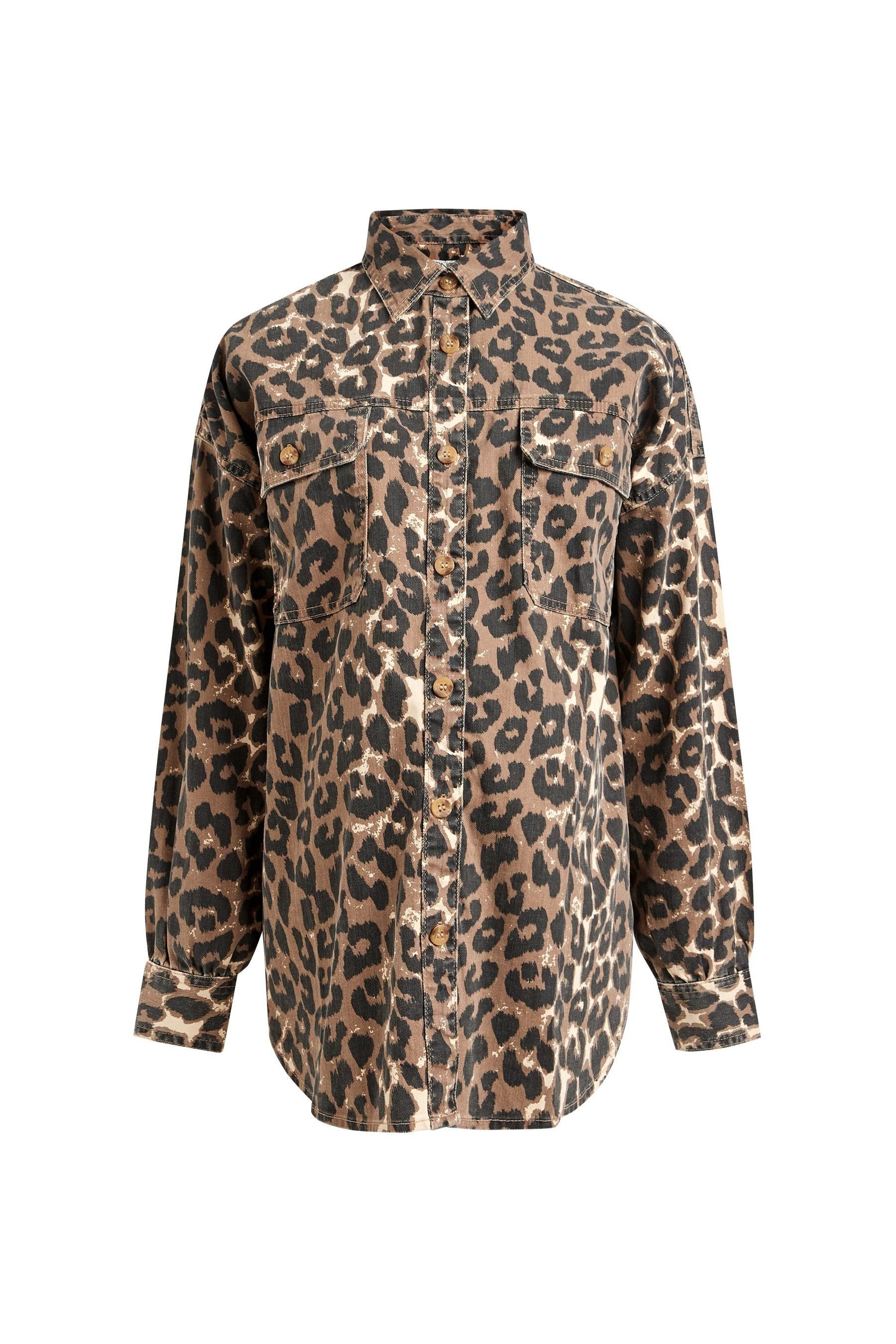 Next Umstandsbluse Umstands-/Stillhemd aus Denim in Oversize Fit (1-tlg)