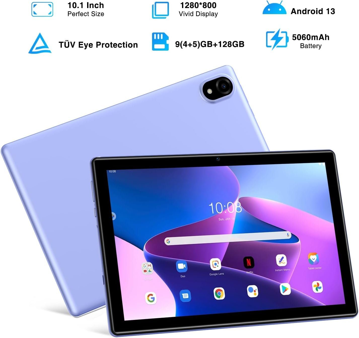 DOOGEE 9GB RAM (1TB TF) Kinder Tablet (10.1