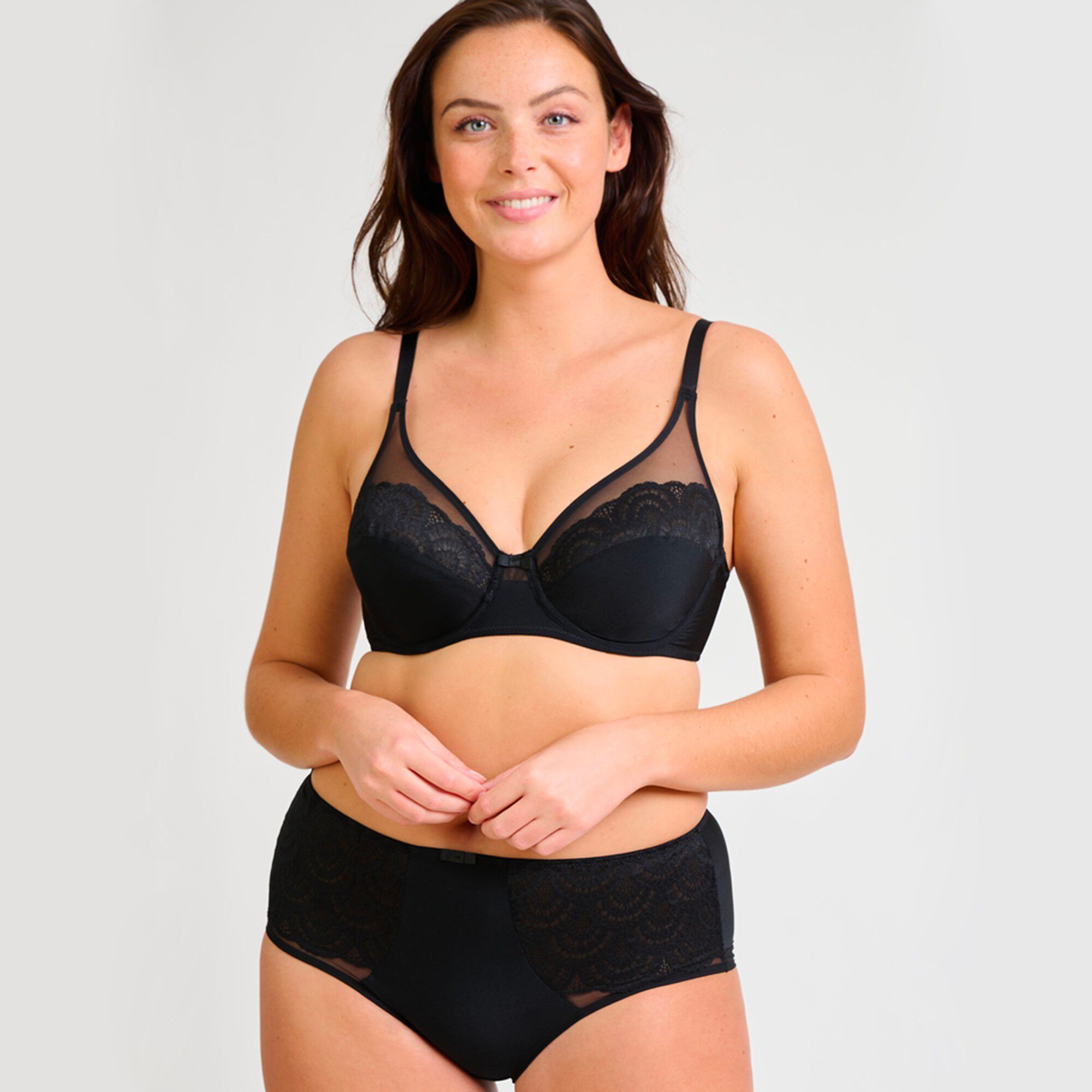 Shorty en dentelle et tulle So féminine
