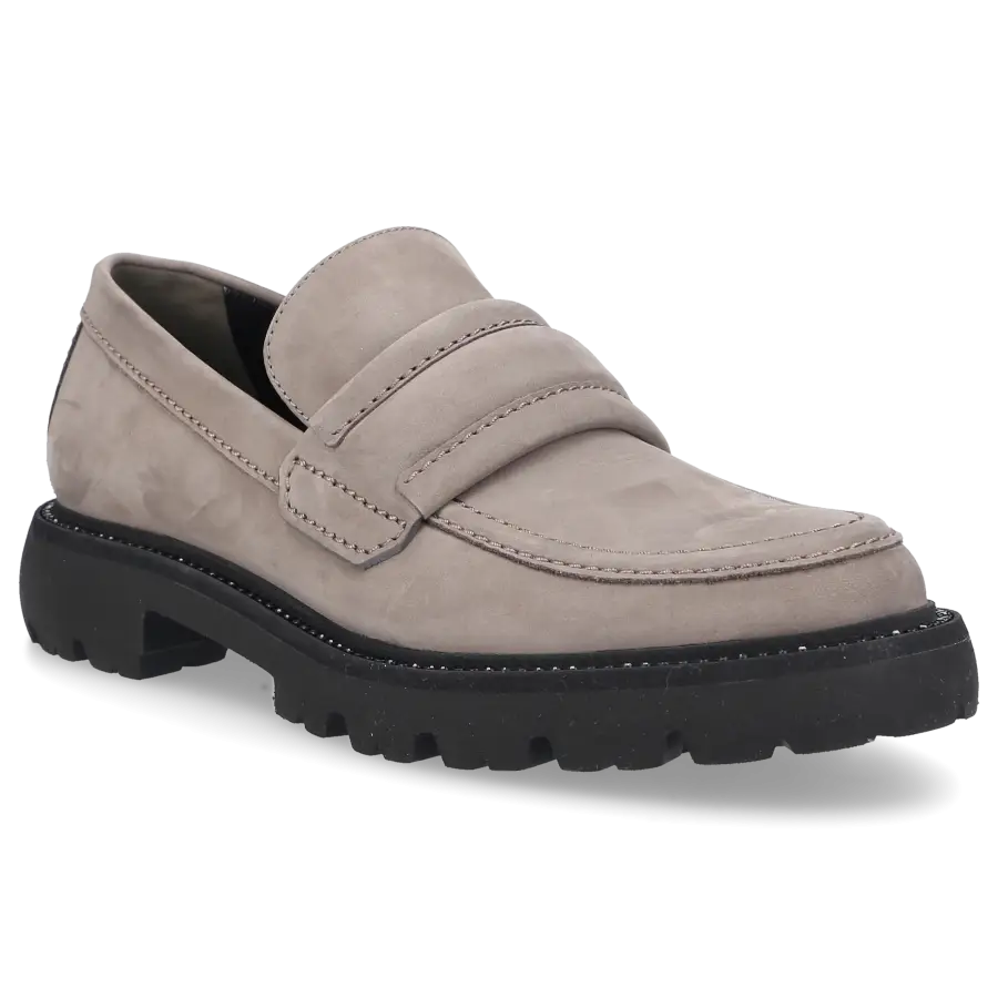 305 SOBE - Loafer FITCH Nubukleder - grau