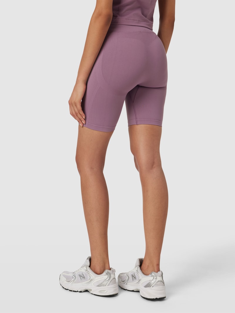 Shorts mit Label-Details Modell 'Train' in mauve