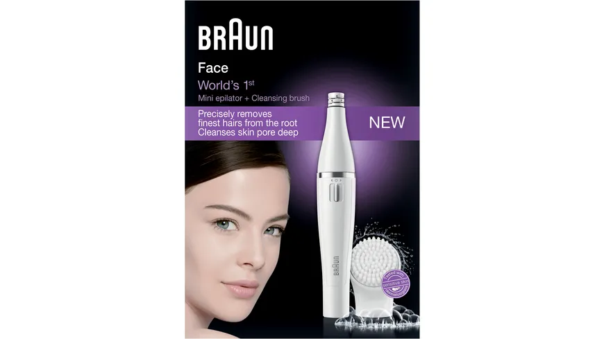 BRAUN Gesichtsreinigungsbürste & -epilierer Face 810