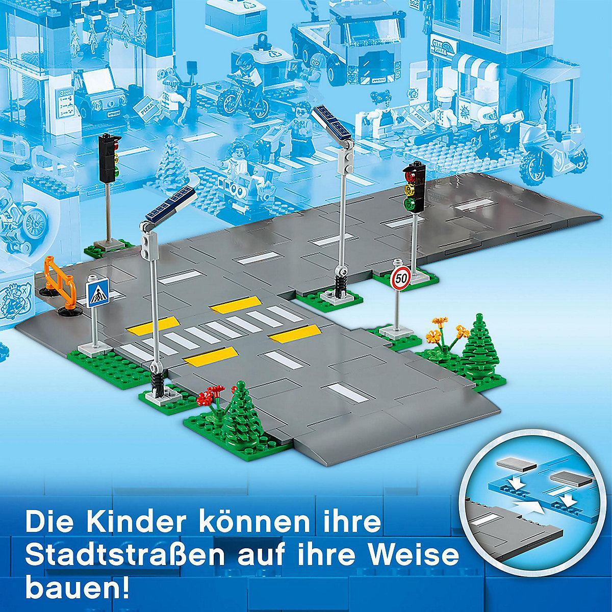 LEGO® City 60304 Straßenkreuzung mit Ampeln