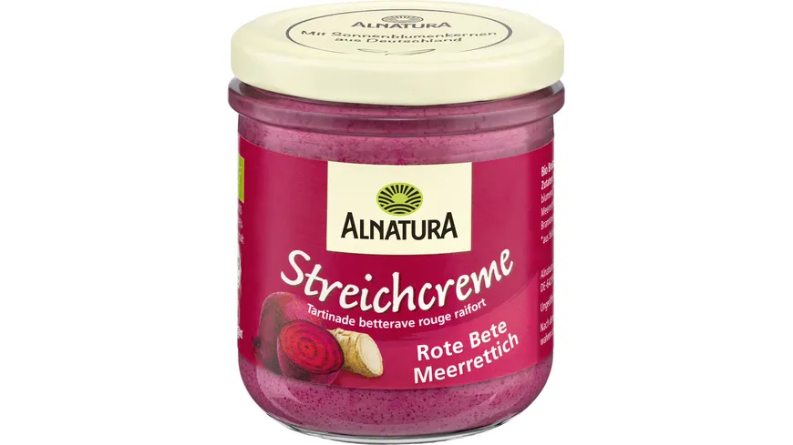 Alnatura Bio Streichcreme Rote Bete-Meerrettich 180 g