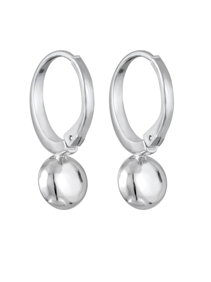 Elli Ohrringe Brass Plättchen in Silber günstig kaufen onesize