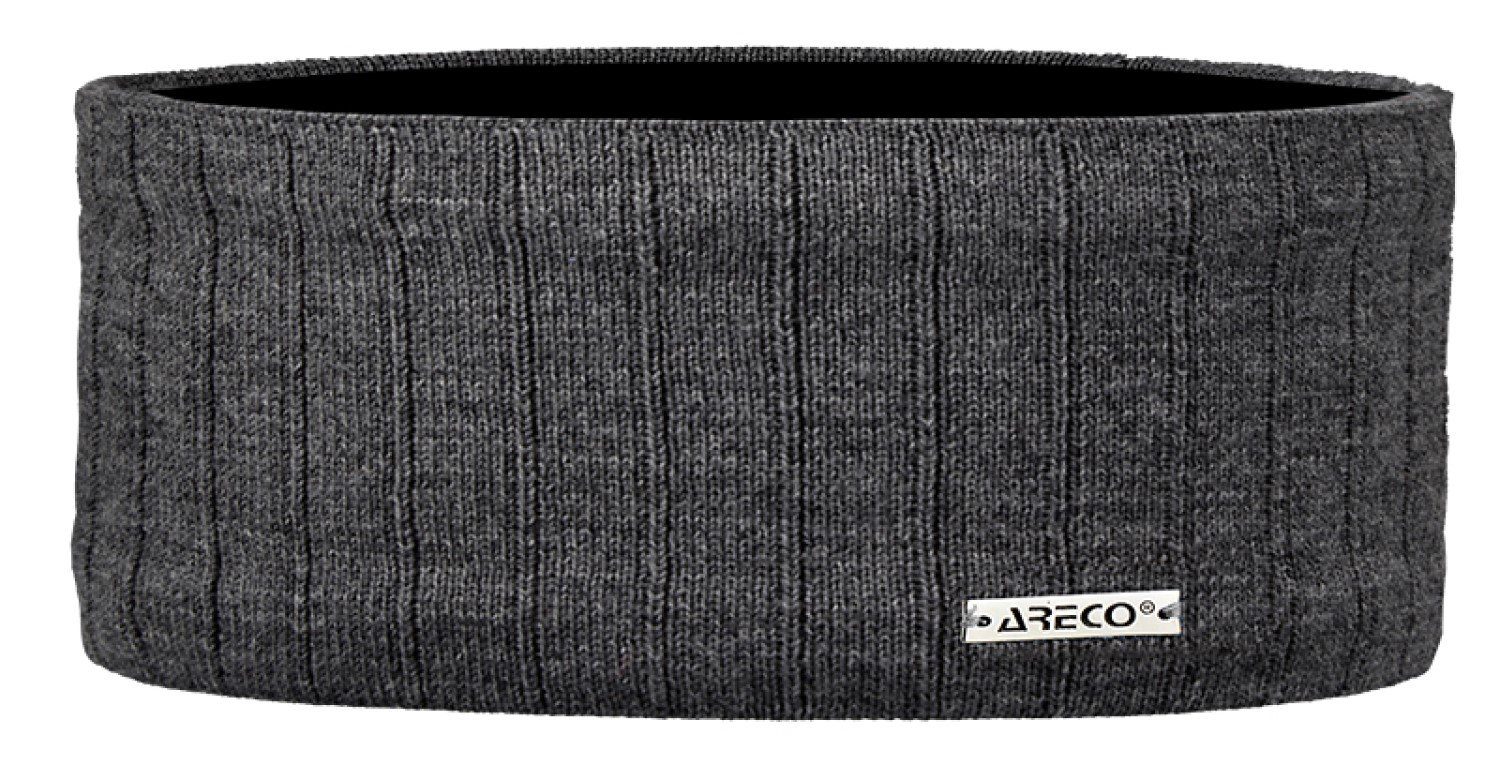 Areco Stirnband Rippenstrick Merino Classic