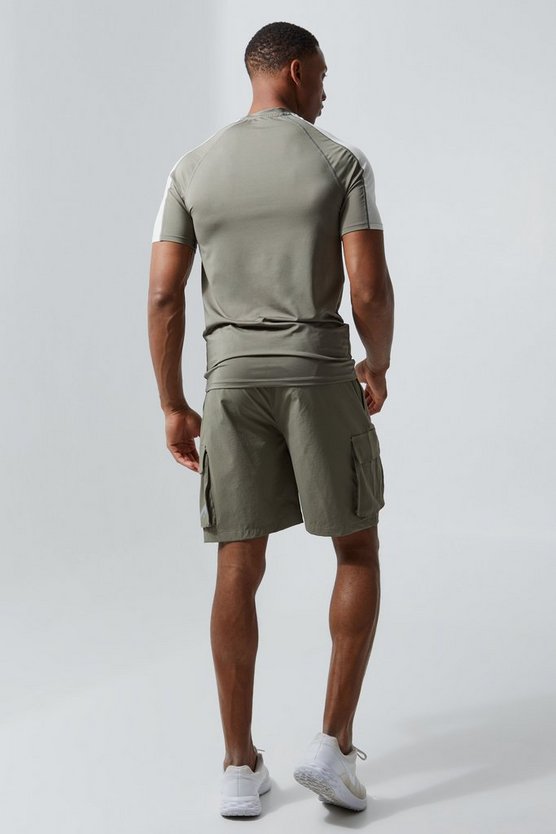 Active Colorblock schnell trocknendes T-Shirt