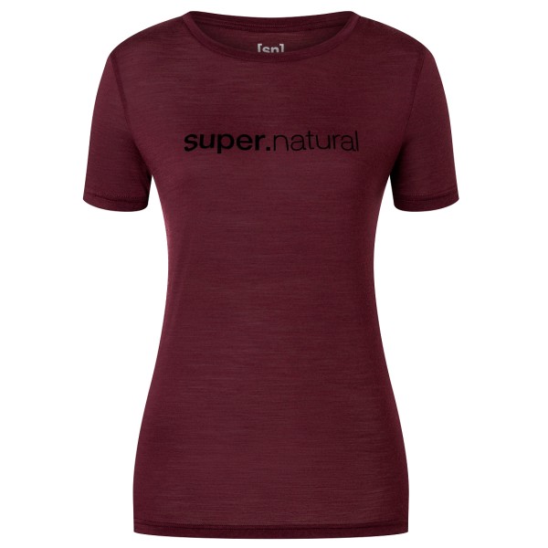 super.natural - Women's 3D Signature Tee - Merinoshirt